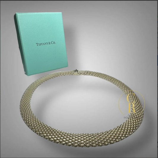 Collar Tiffany & Co. Mesh Plata