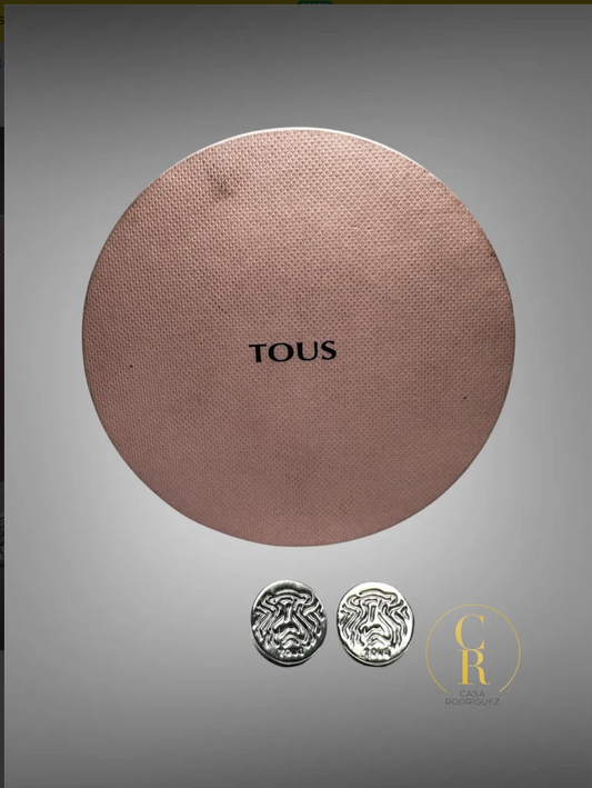 Aretes Tous Circulares Plata