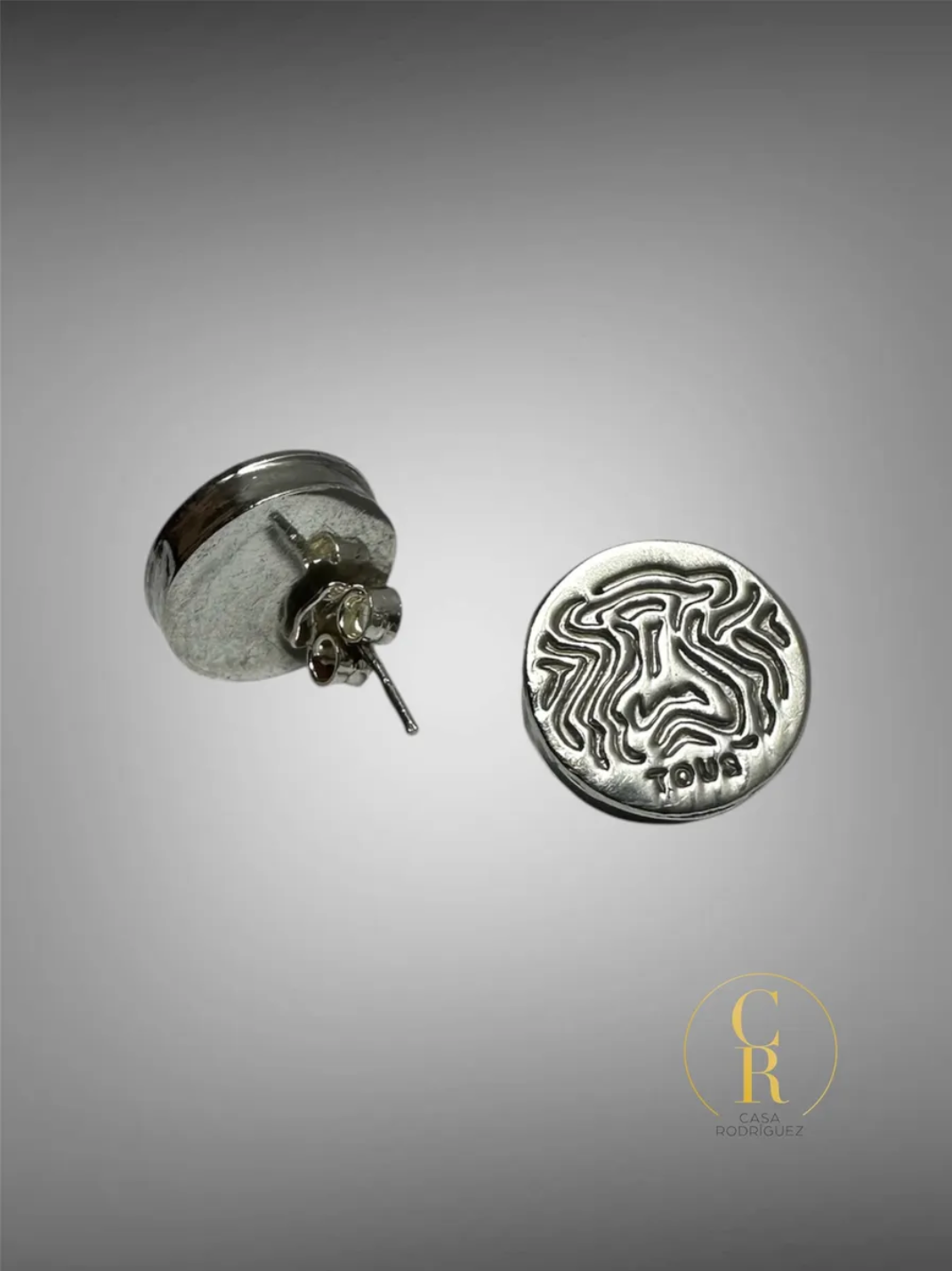 Aretes Tous Circulares Plata