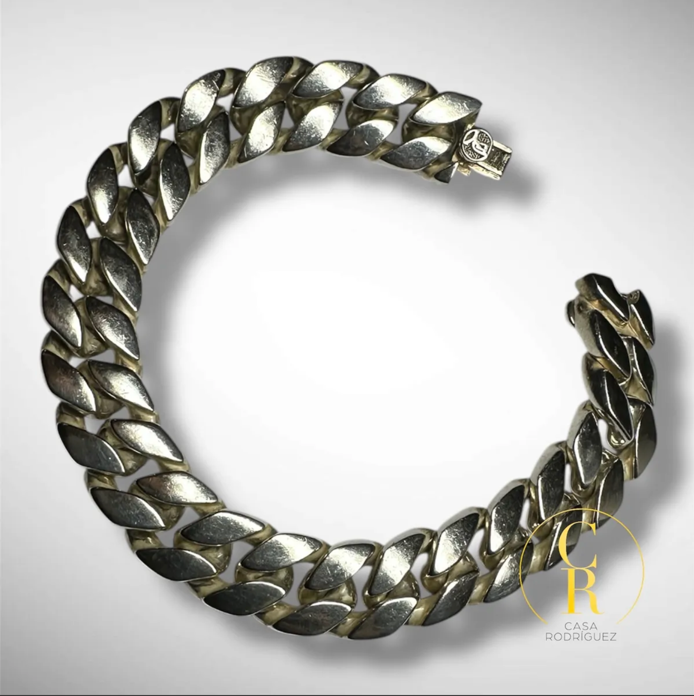 Pulsera David Yurman Cubana Plateado
