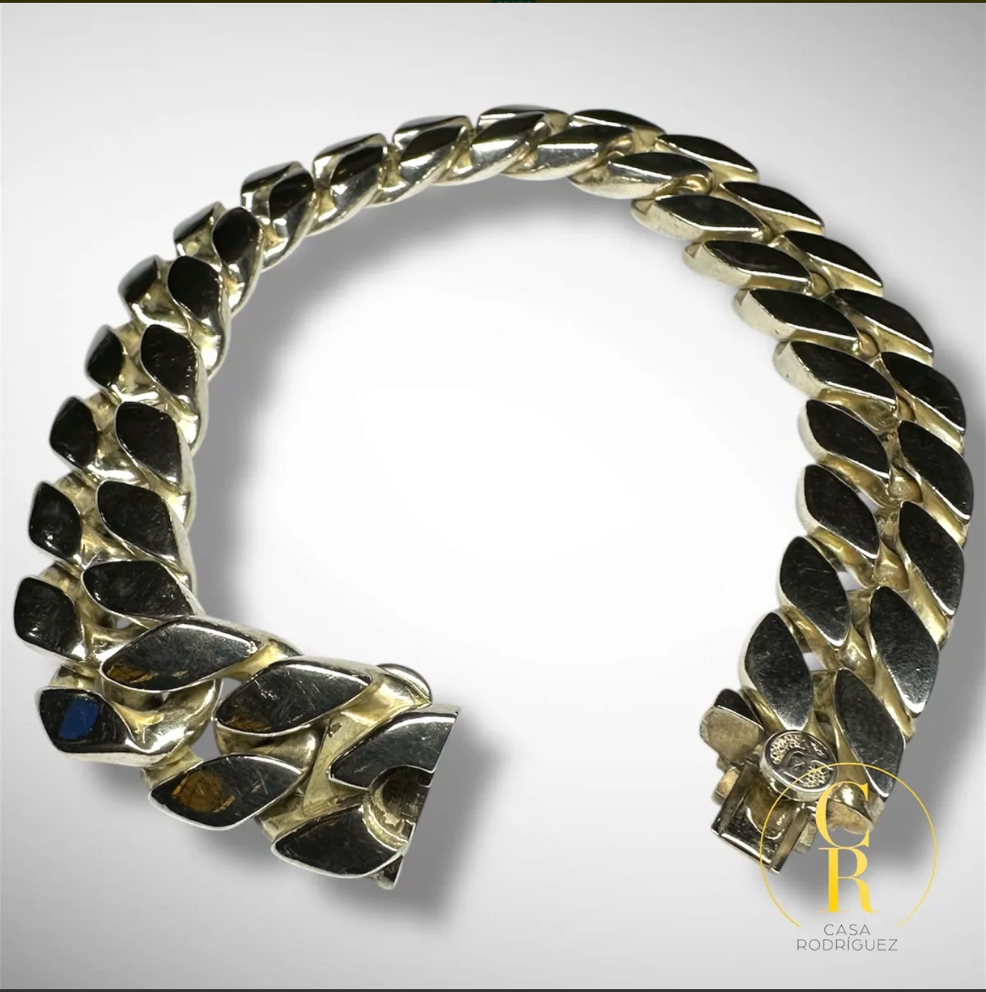 Pulsera David Yurman Cubana Plateado