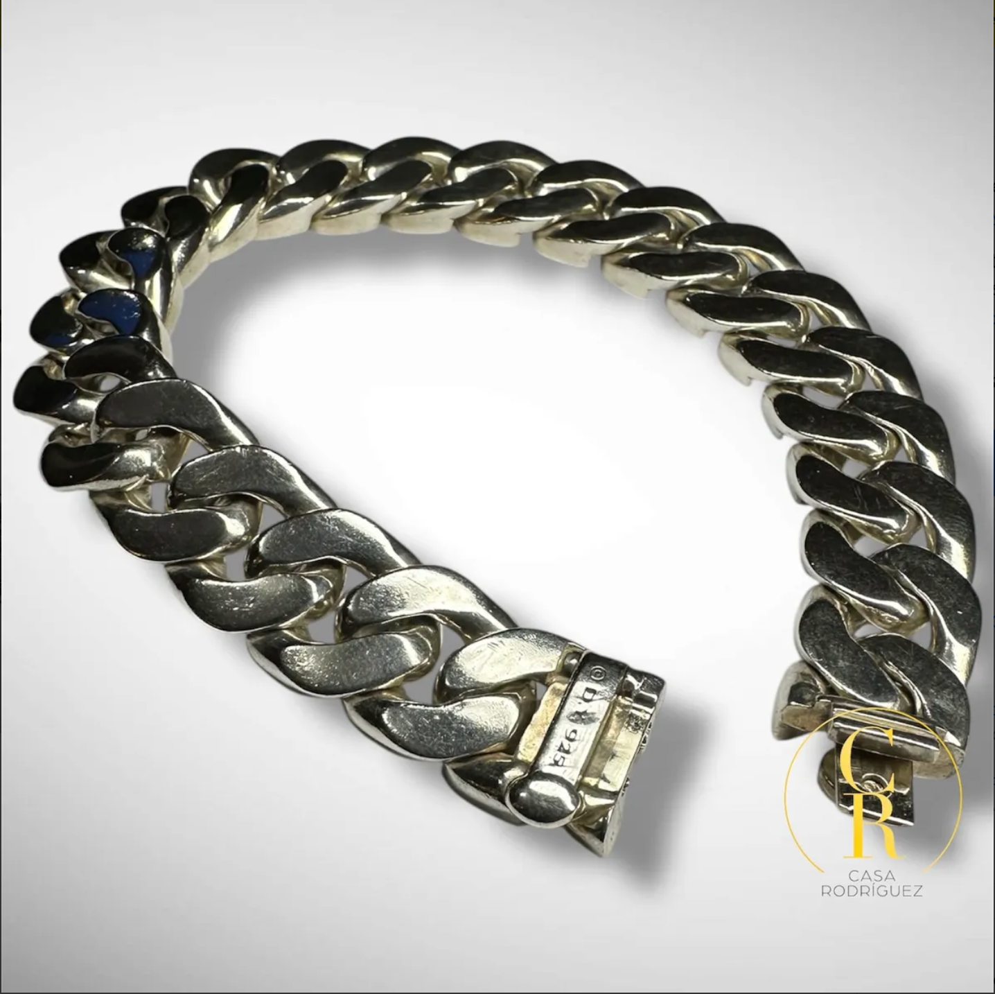 Pulsera David Yurman Cubana Plateado