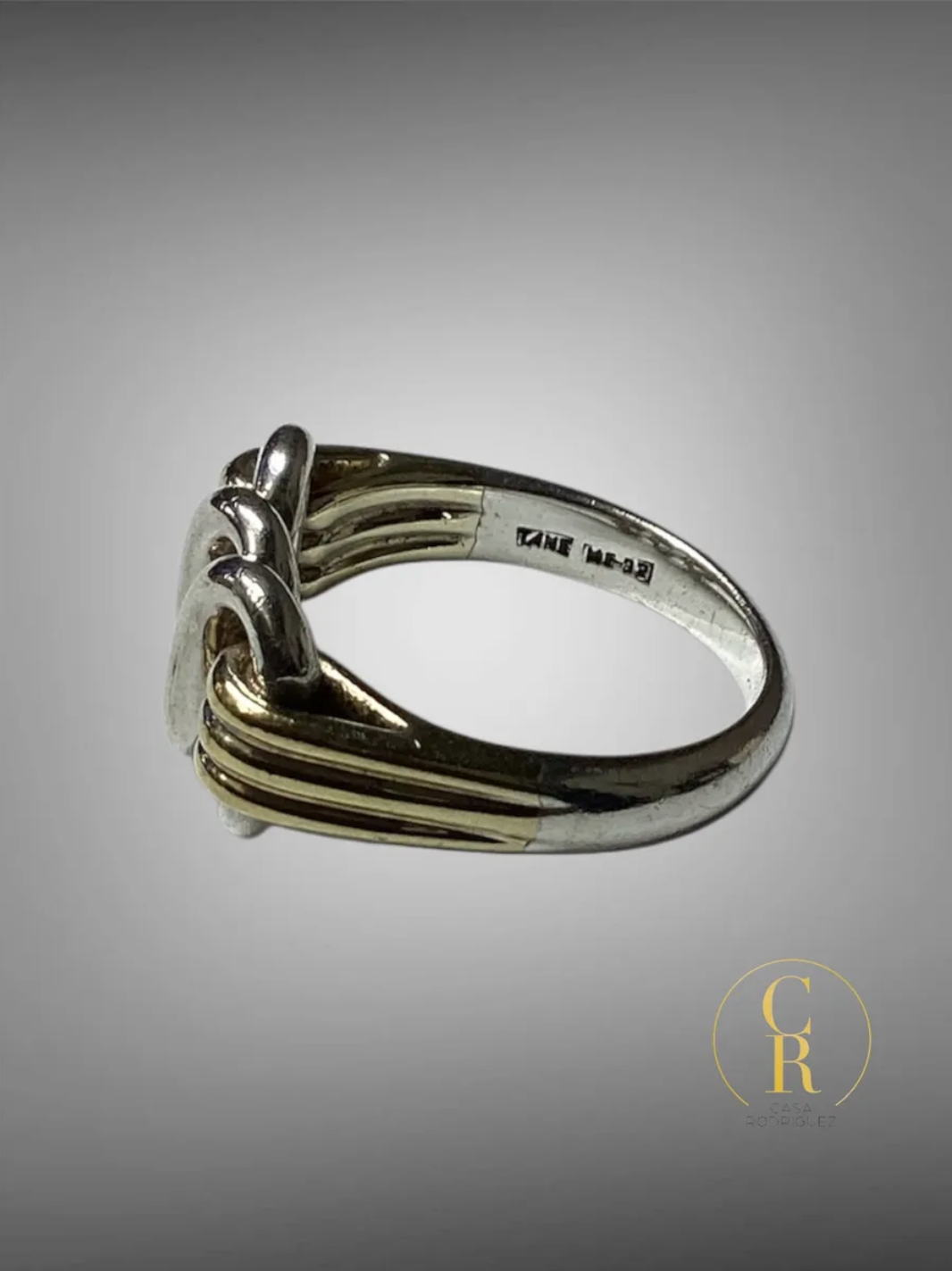 Anillo Tane Ondas Vermeil
