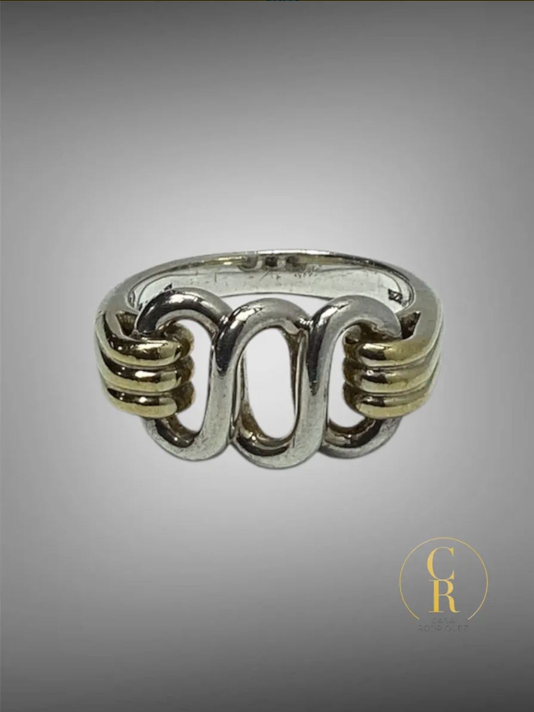 Anillo Tane Ondas Vermeil