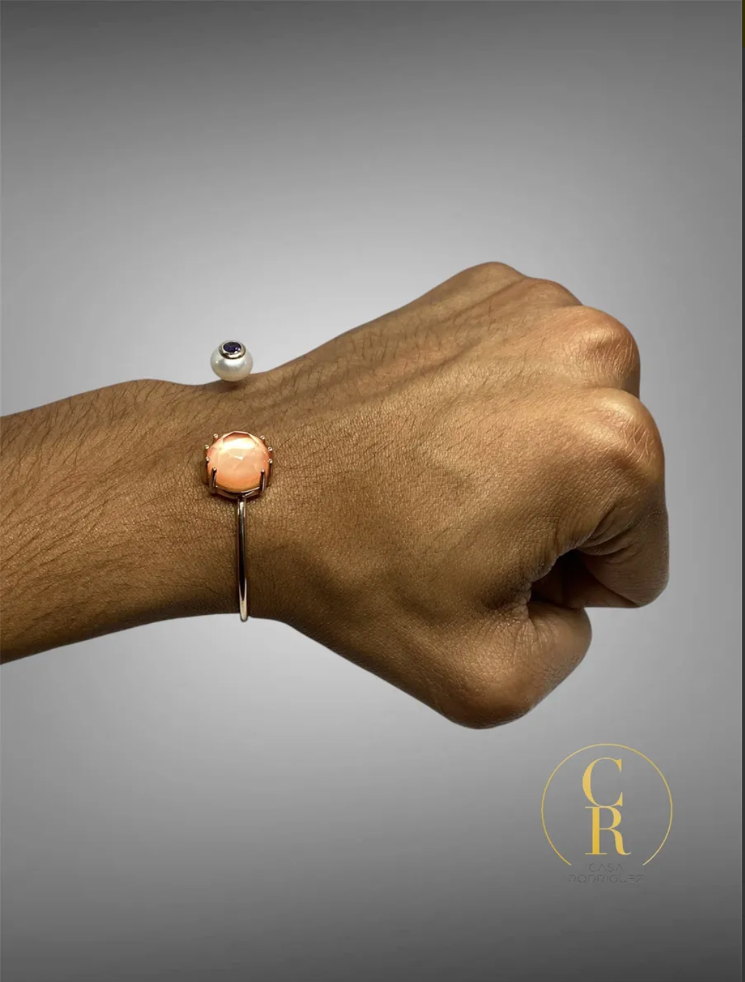 Pulsera Tous Perla Y Topacio