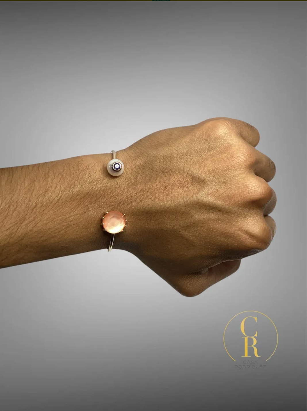 Pulsera Tous Perla Y Topacio