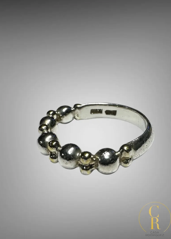 Anillo Tane Cuentas Vermeil