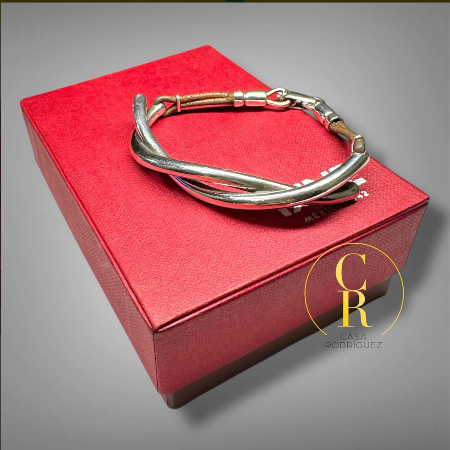 Pulsera Tane Cuero Entrelazado