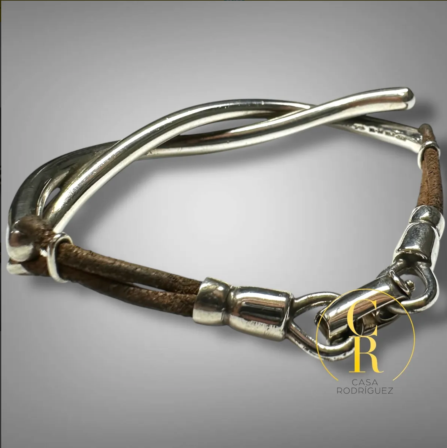 Pulsera Tane Cuero Entrelazado