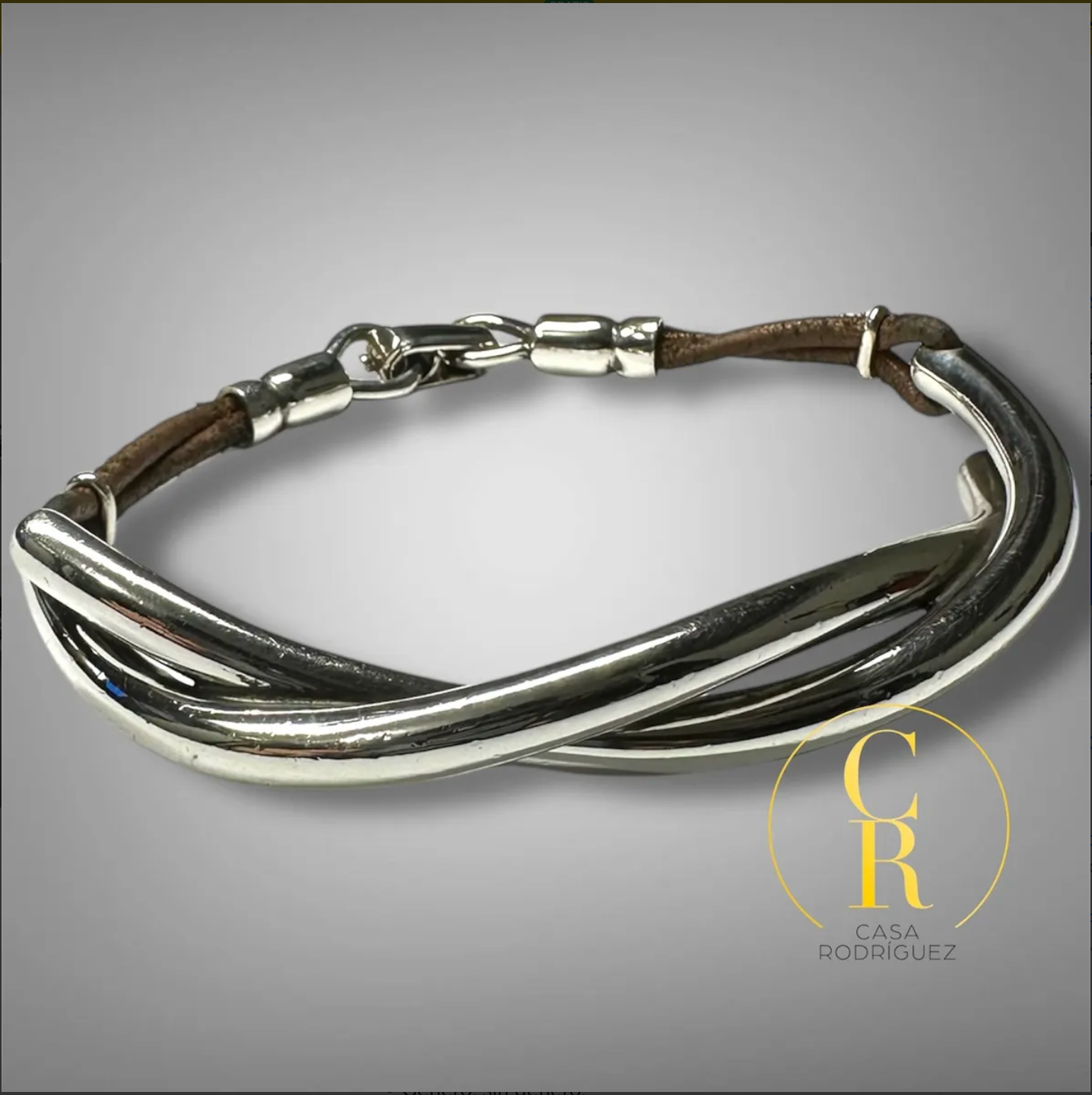 Pulsera Tane Cuero Entrelazado