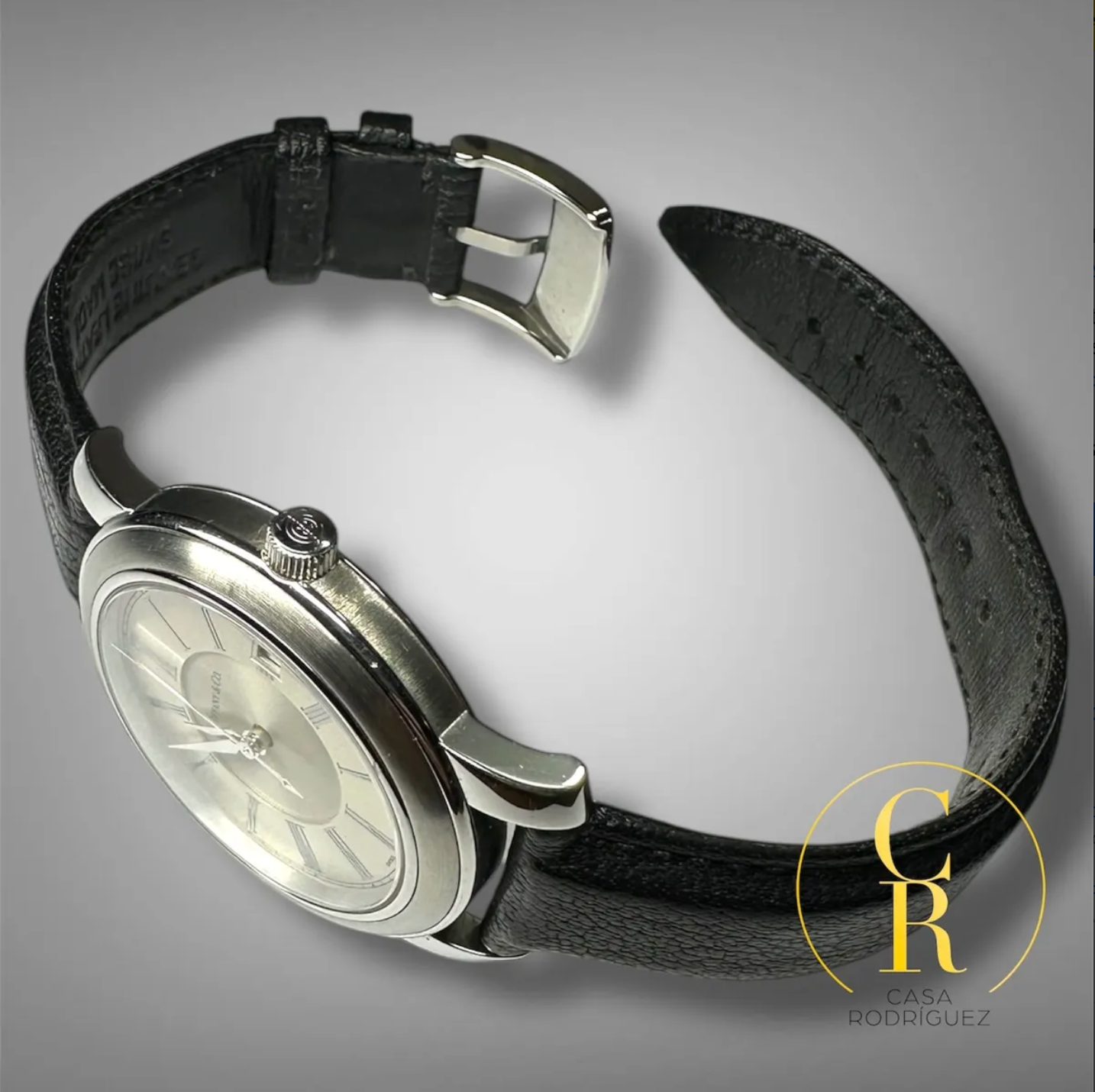 Reloj Tiffany & Co. Atlas Negro Plateado