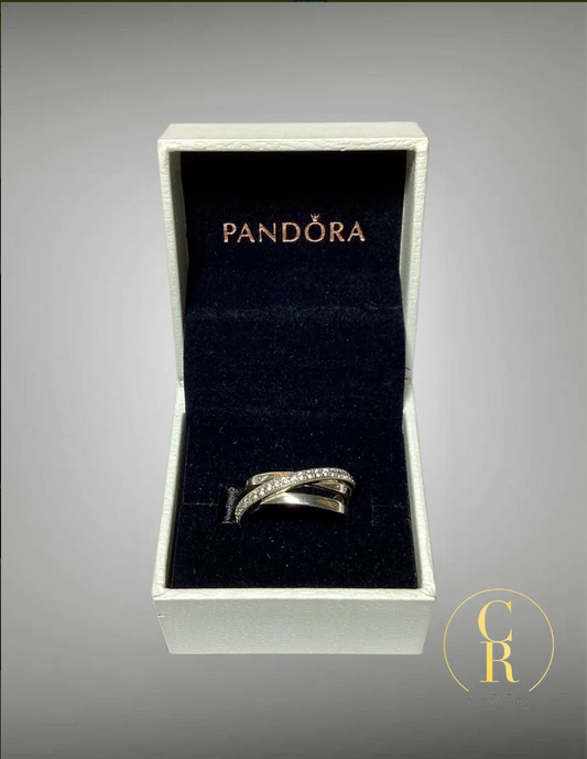 Anillo Pandora Triple Entrelazado