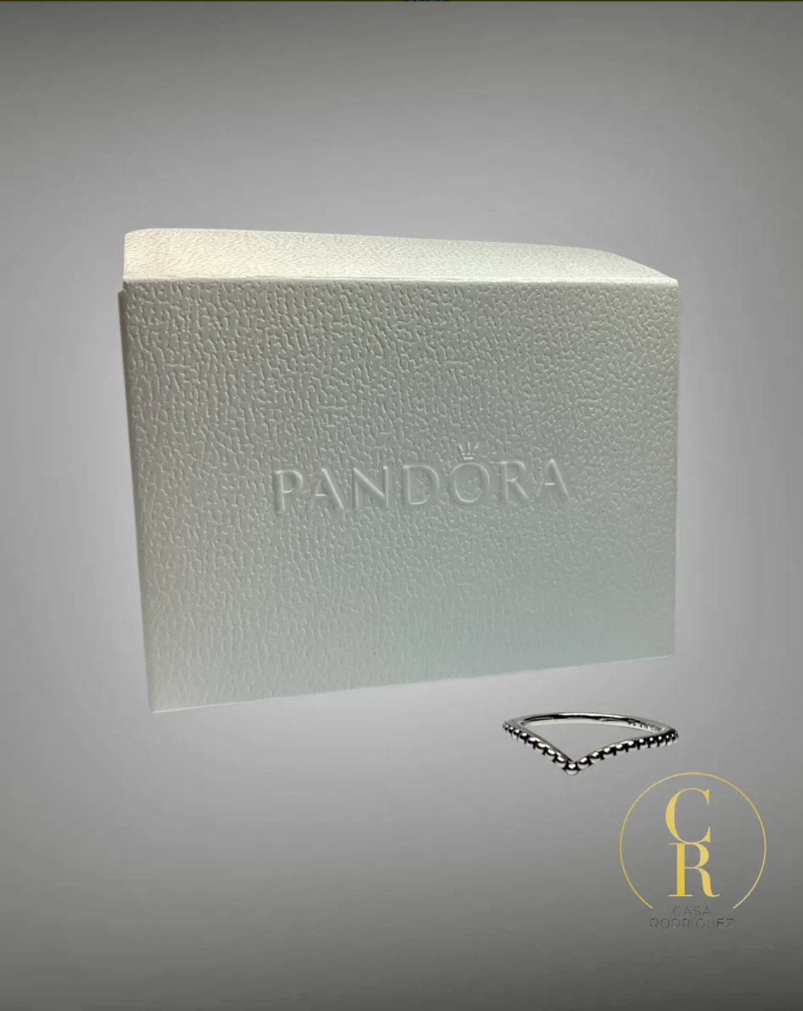 Anillo Pandora Tiara Cuentas