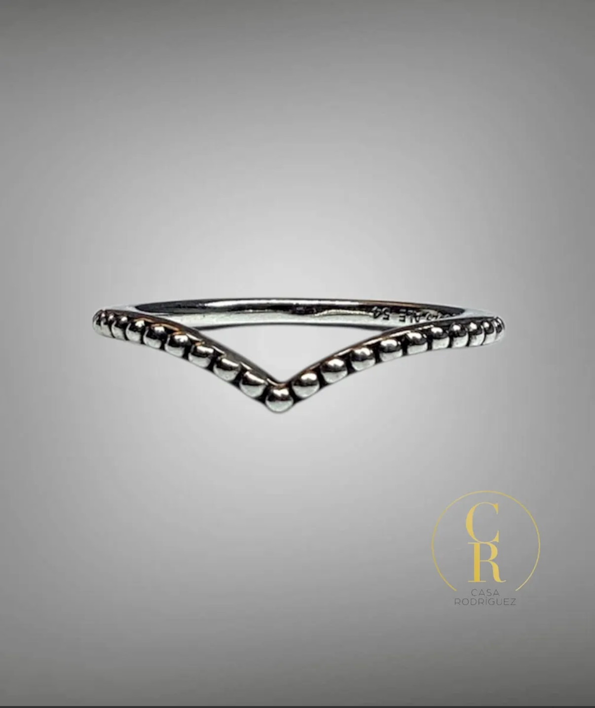 Anillo Pandora Tiara Cuentas