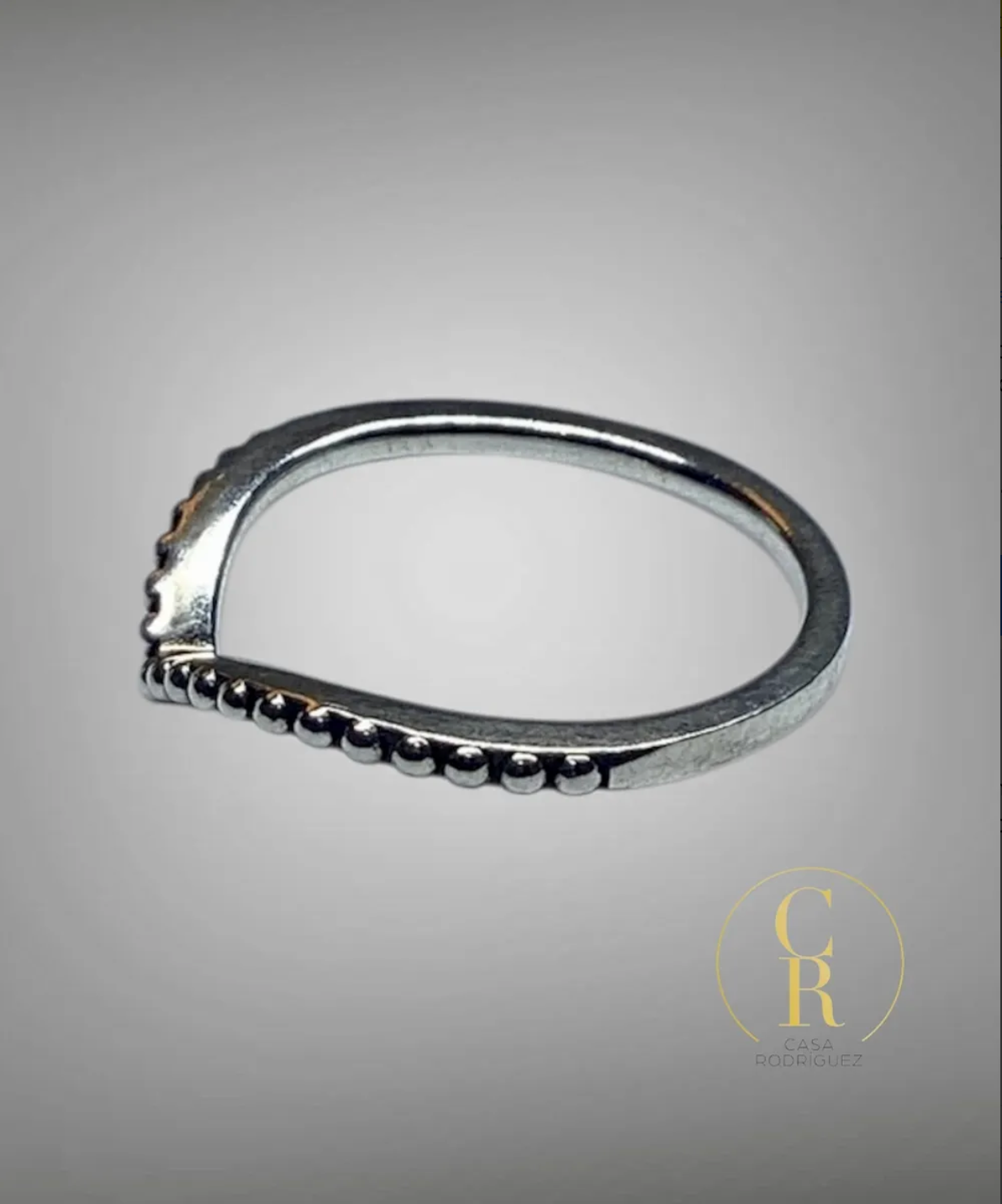 Anillo Pandora Tiara Cuentas