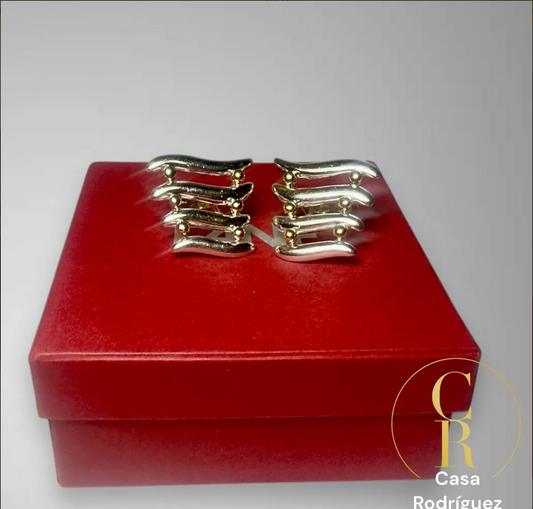 Aretes Tane Ondas Y Cuentas