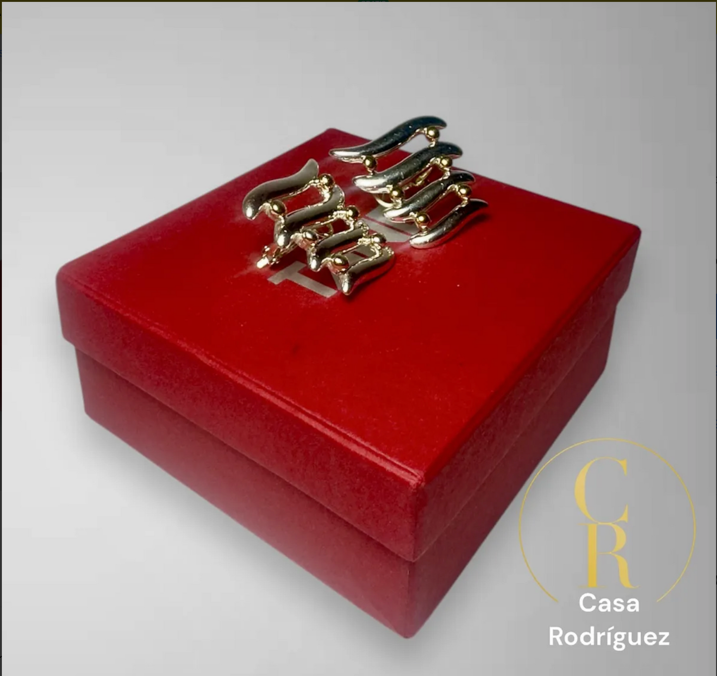 Aretes Tane Ondas Y Cuentas