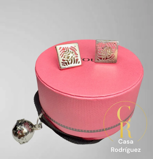 Aretes Tous Cuadrados