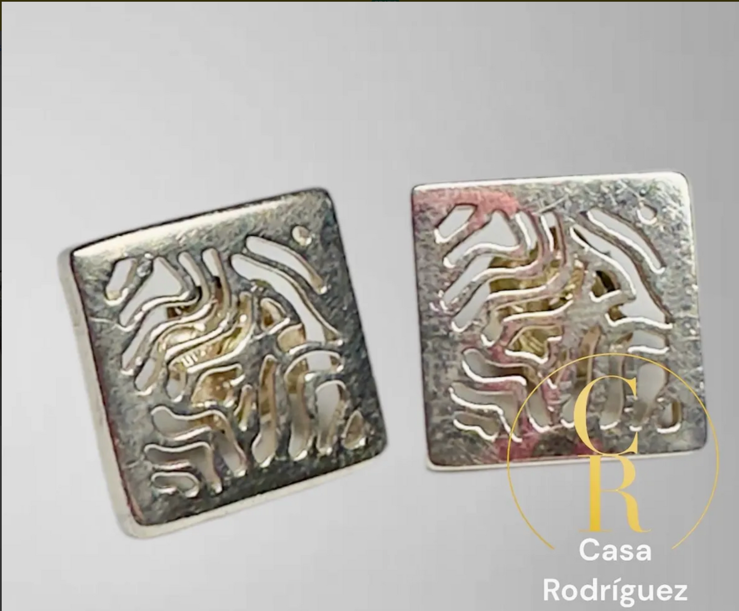 Aretes Tous Cuadrados