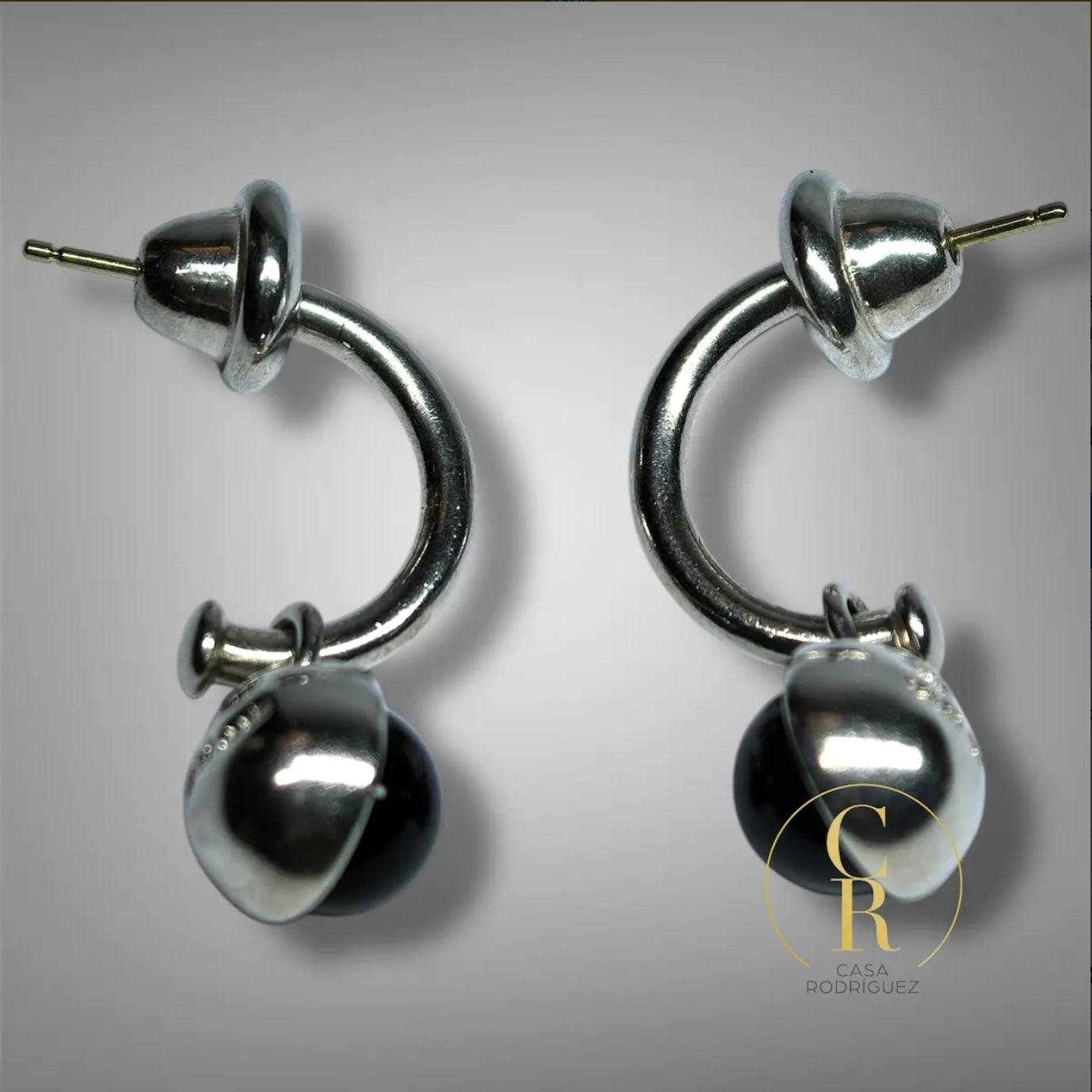 Aretes Tane Colgantes Esfera