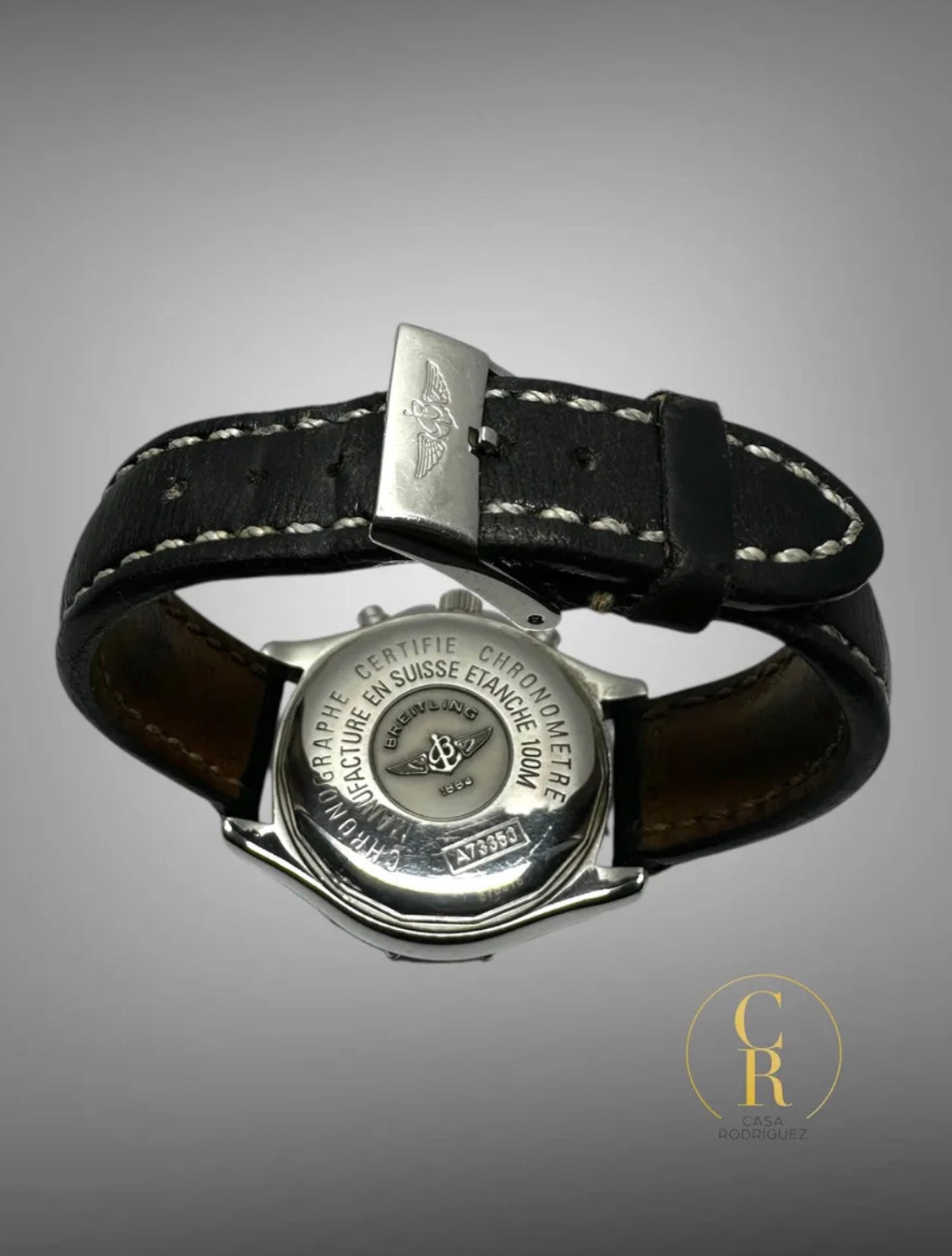 Reloj Breitling Colt Chronograph Negro Plateado Azul Marino
