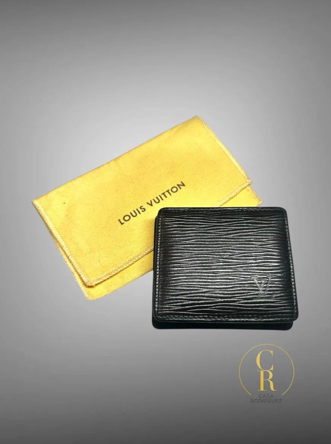 Monedero Louis Vuitton Lv Negro Rayas