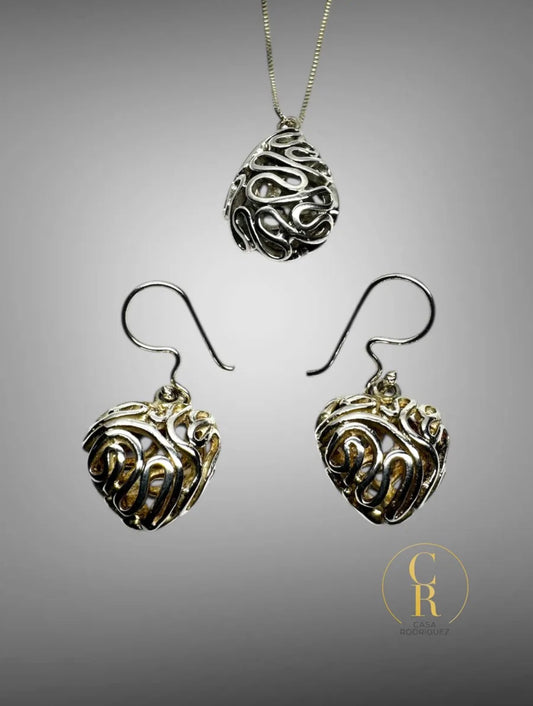 Conjunto Aretes Y Collar Sergio Bustamante