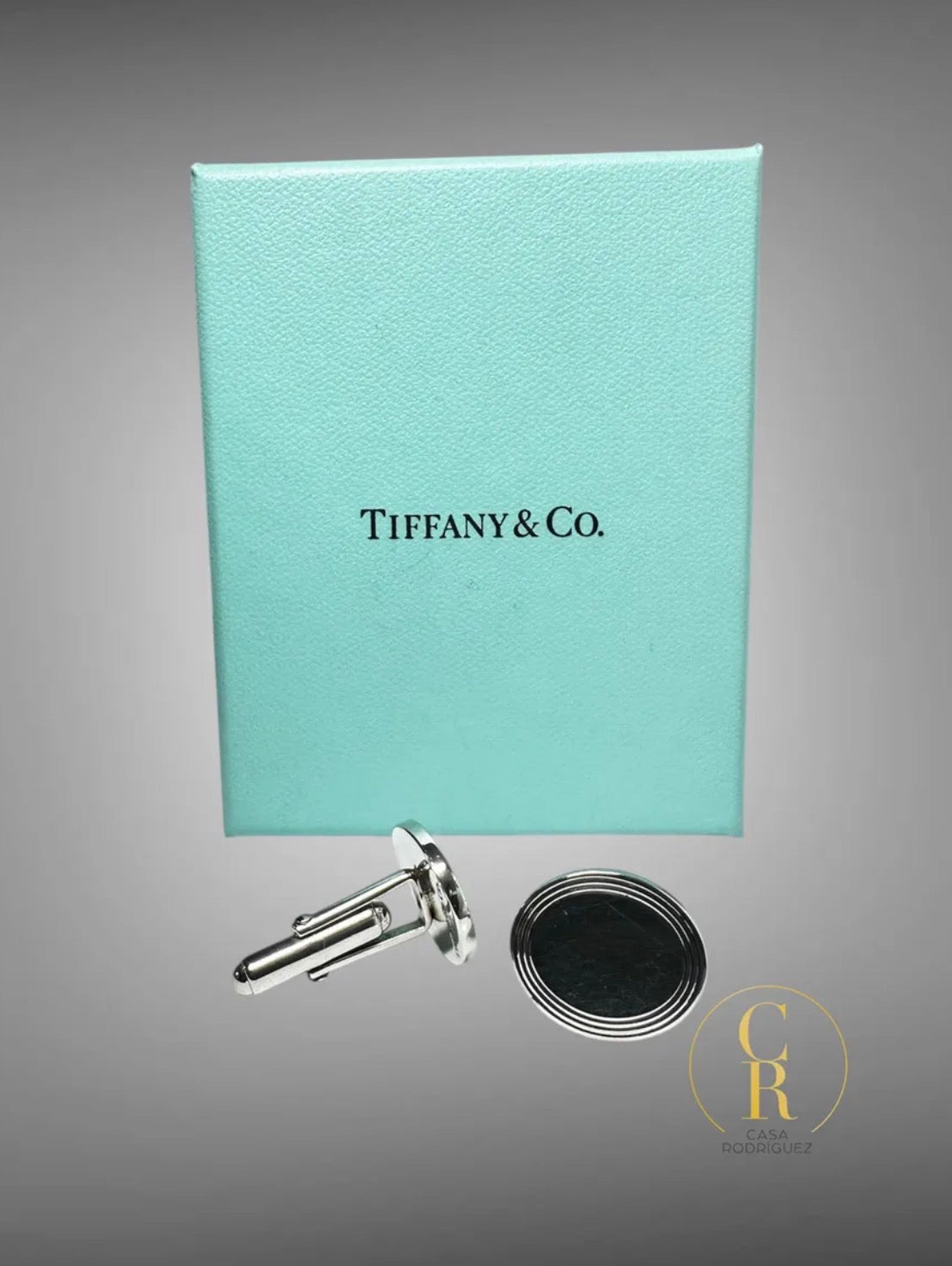 Mancuernillas Tiffany & Co. Ovaladas Lisas