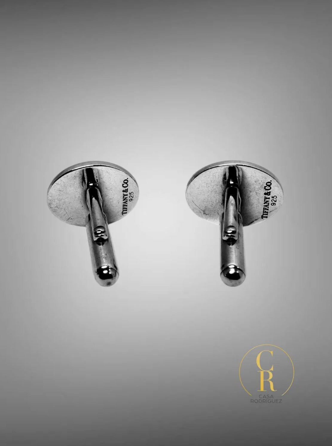 Mancuernillas Tiffany & Co. Ovaladas Lisas