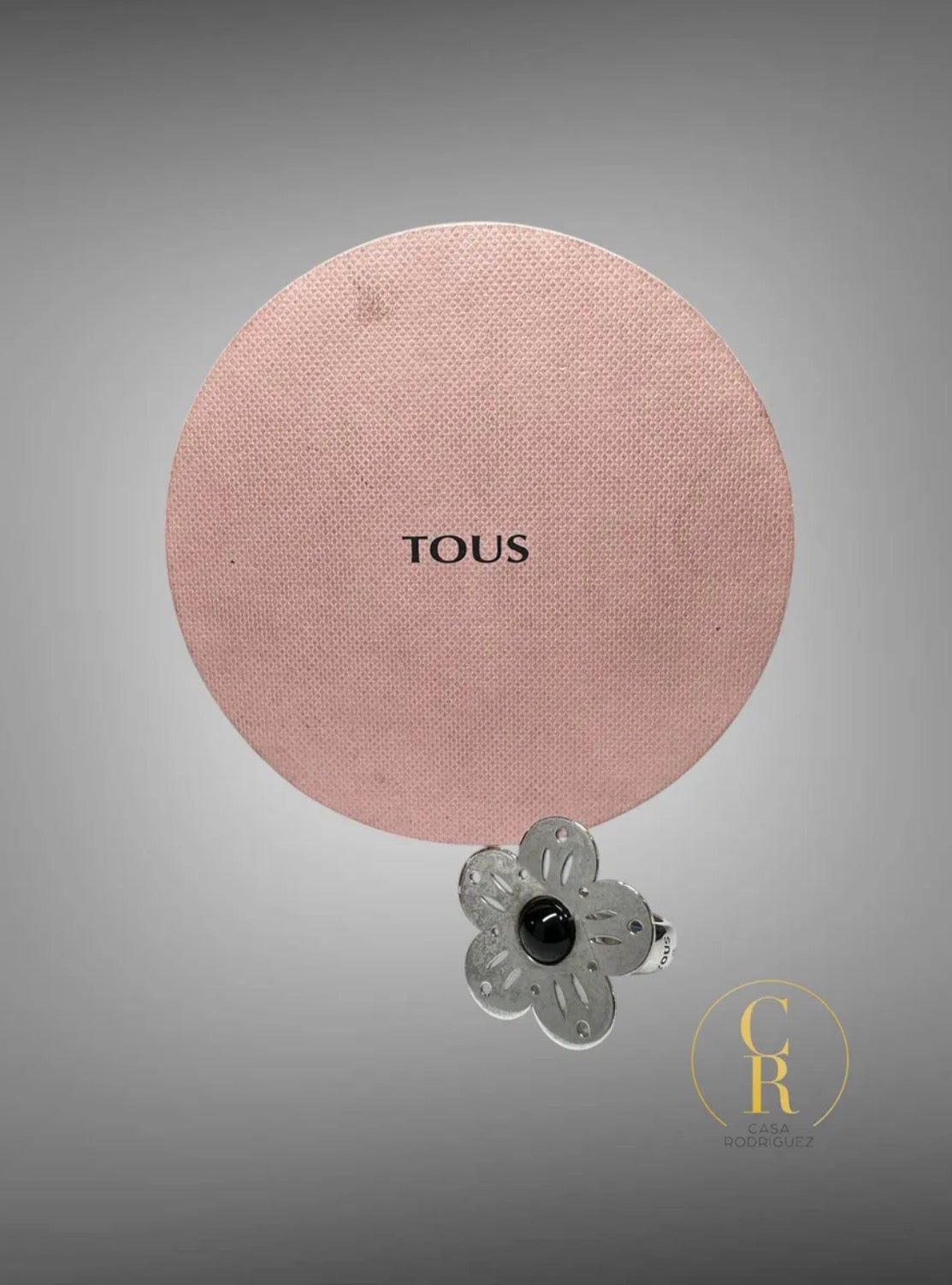 Anillo Tous Flor Onix Negro