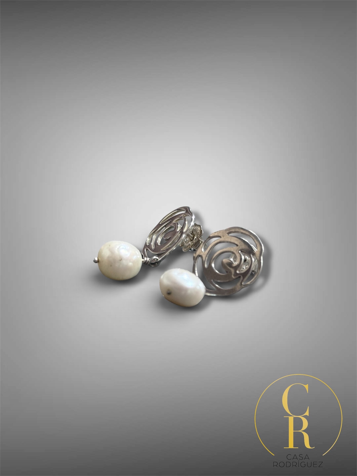 Aretes Tous Colgante Flor Perla