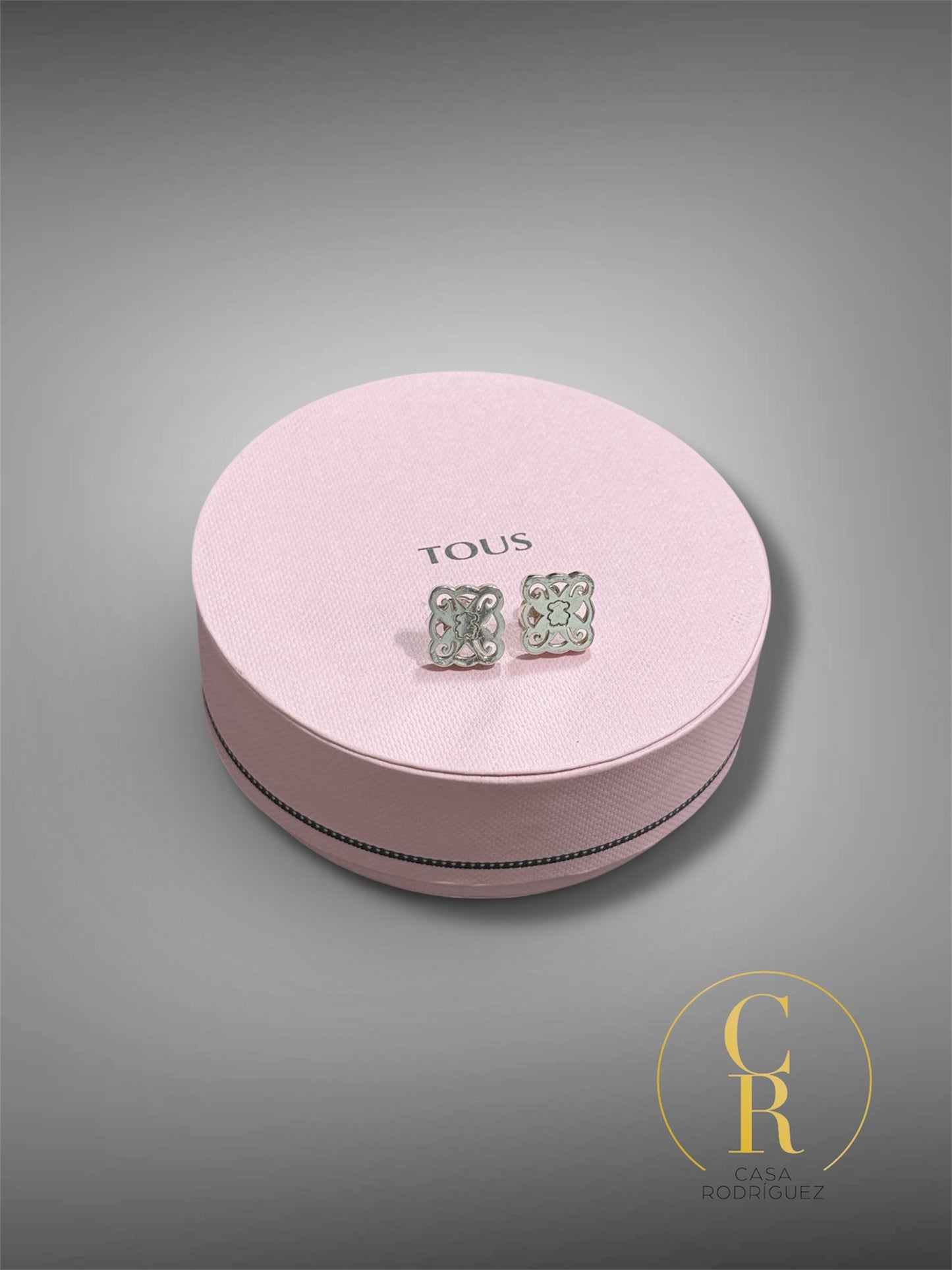 Aretes tous filigrana con osito