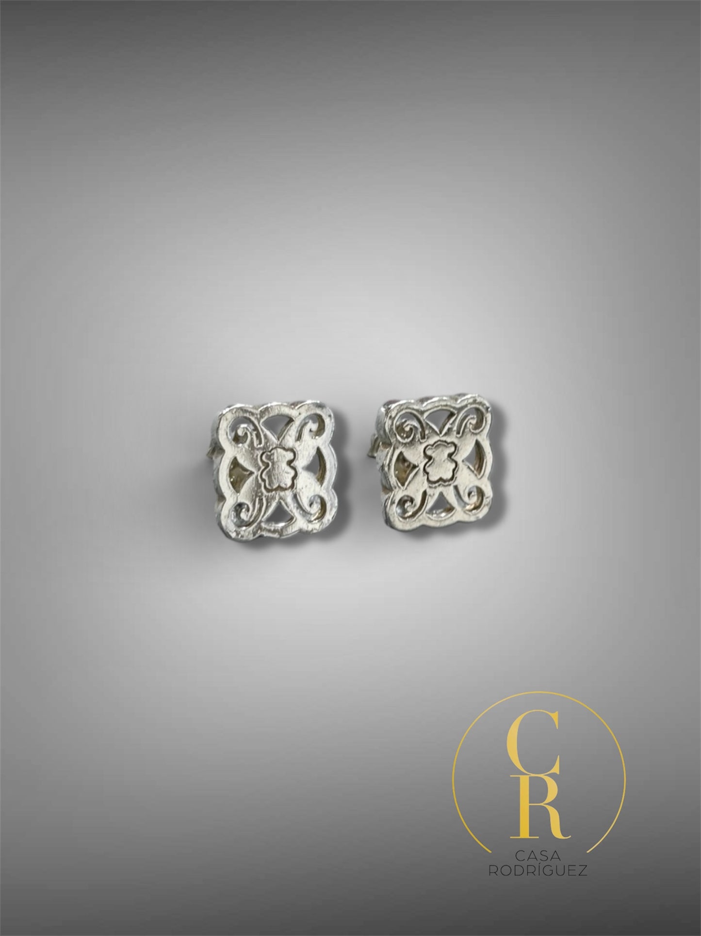 Aretes tous filigrana con osito