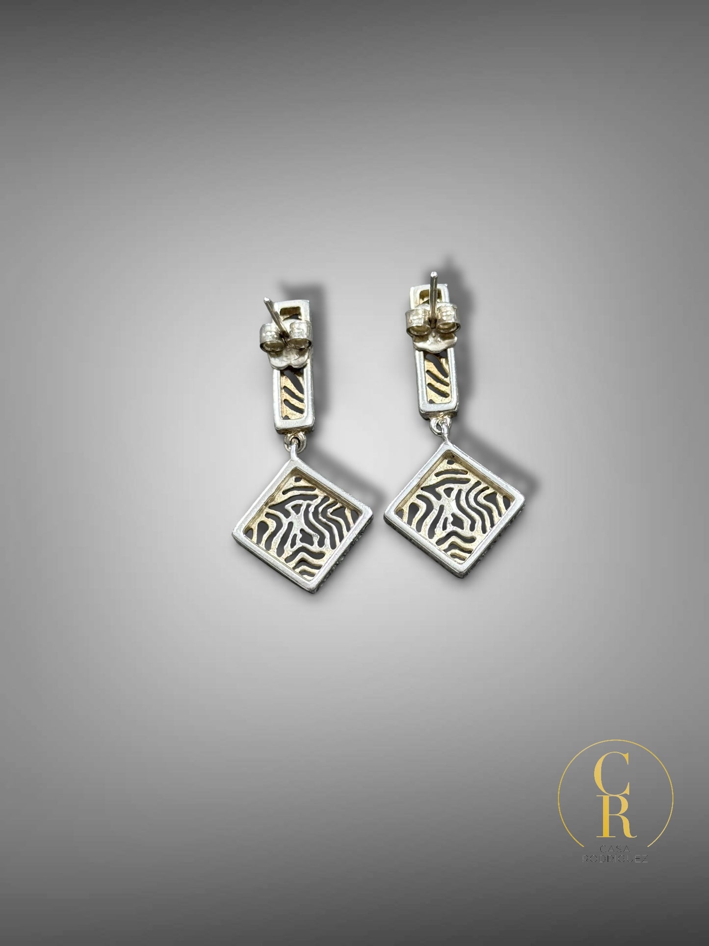 Aretes tous barras y cuadrados