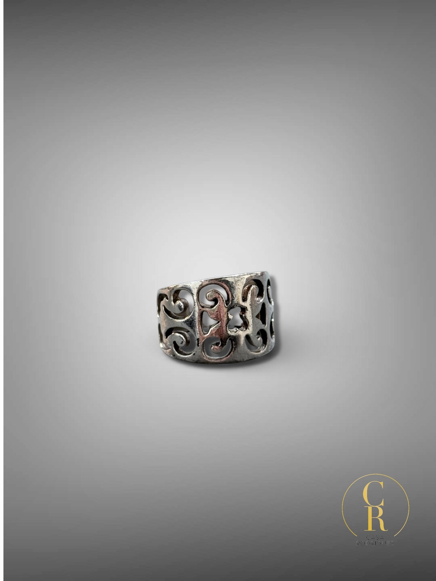 Anillo tous calado frontal silueta oso