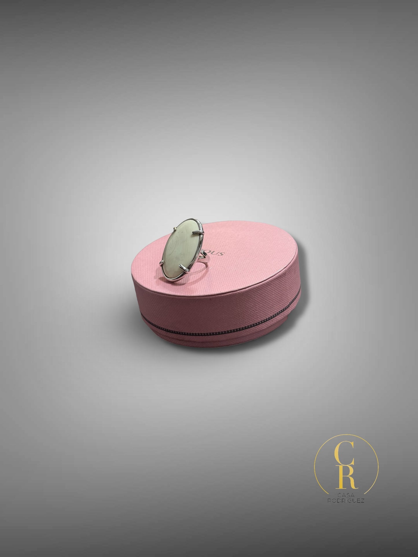 Anillo Tous piedra blanca