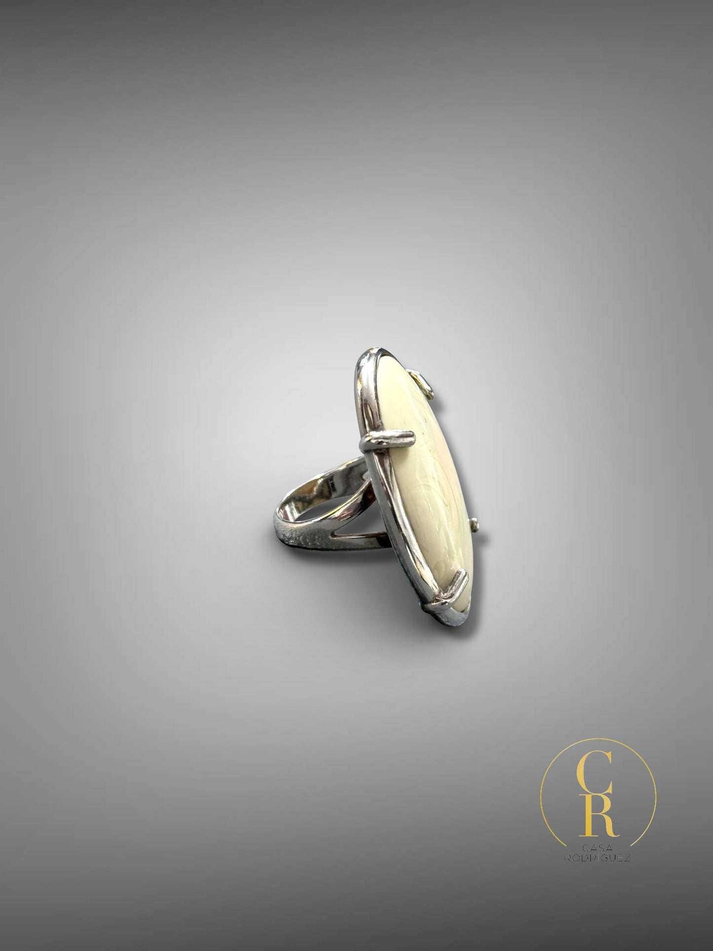 Anillo Tous piedra blanca