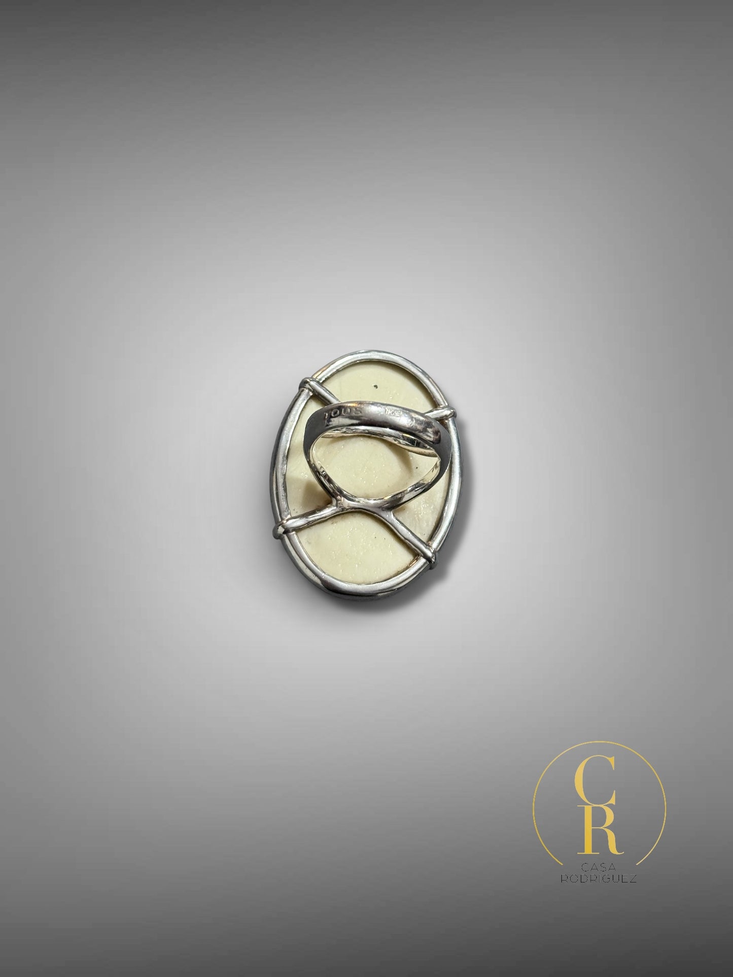 Anillo Tous piedra blanca
