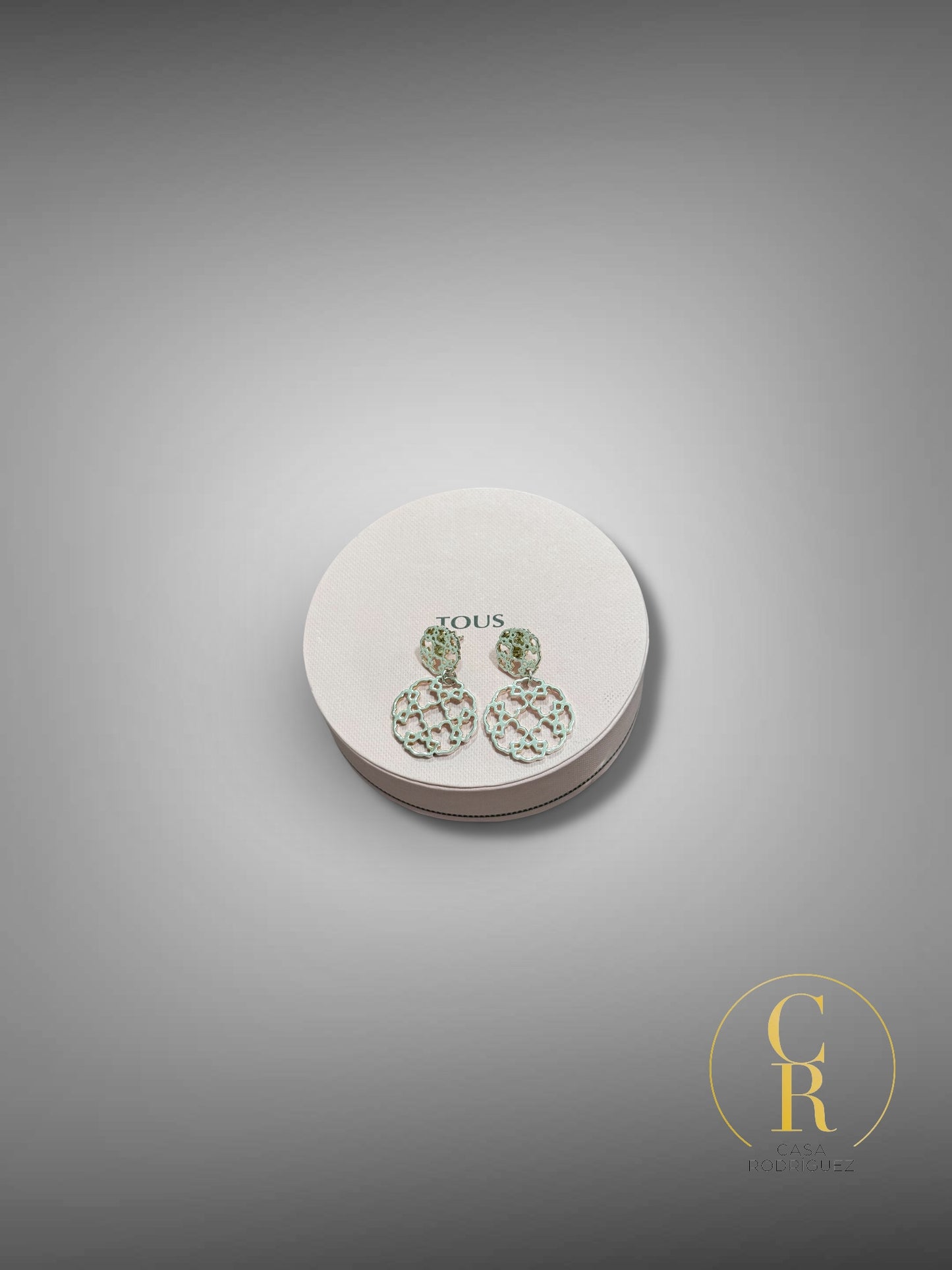 Aretes Filigrana circulos con ositos