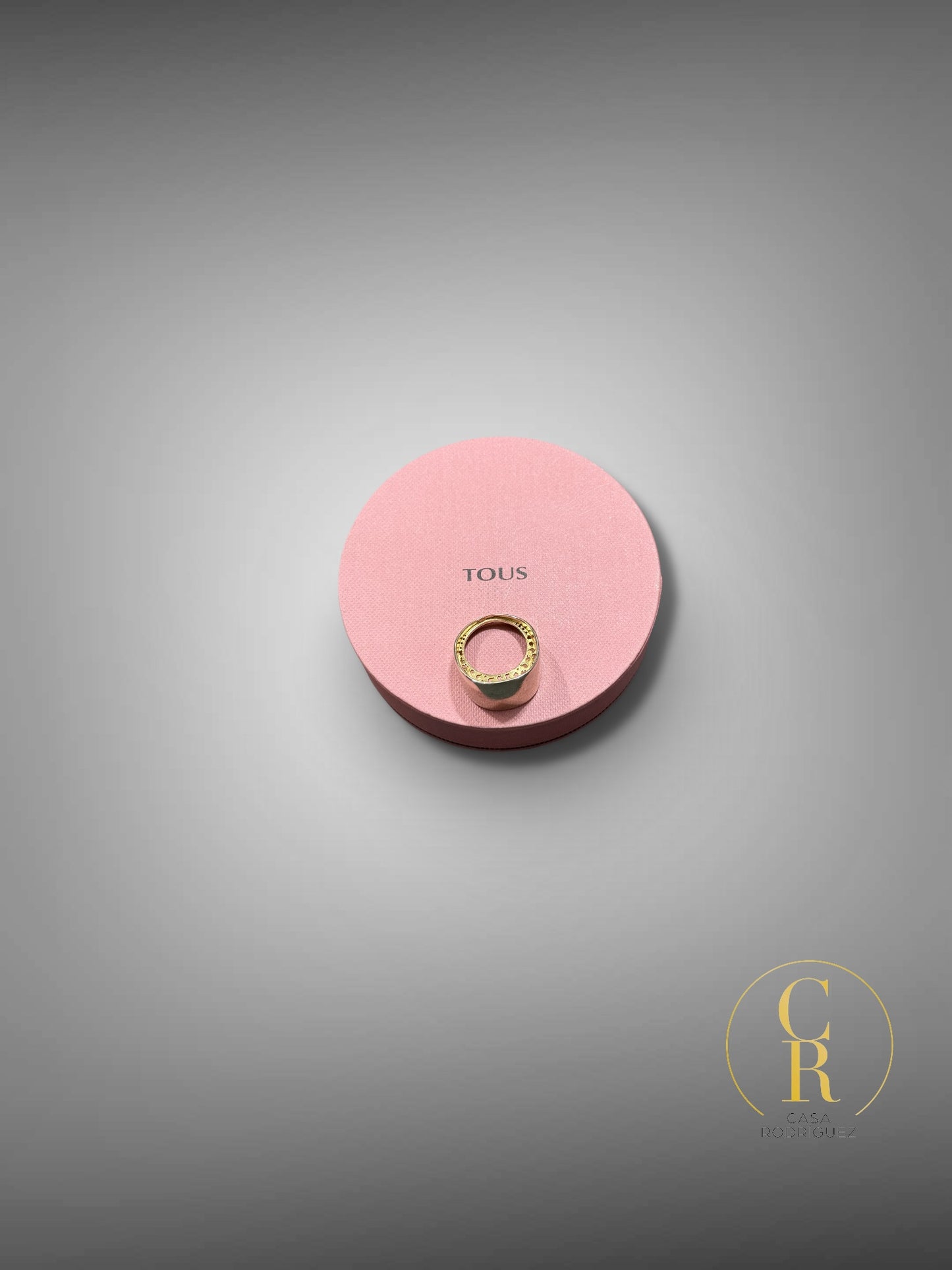 Anillo tous sello vermeil figuras