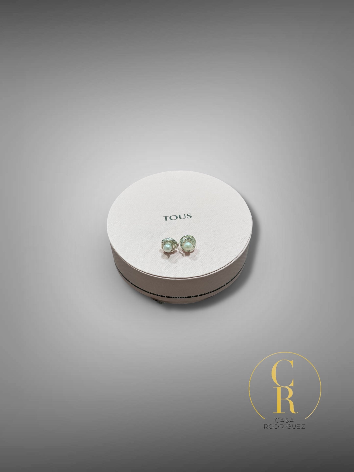 Aretes Tous perla central