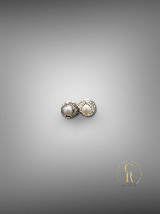 Aretes Tous perla central