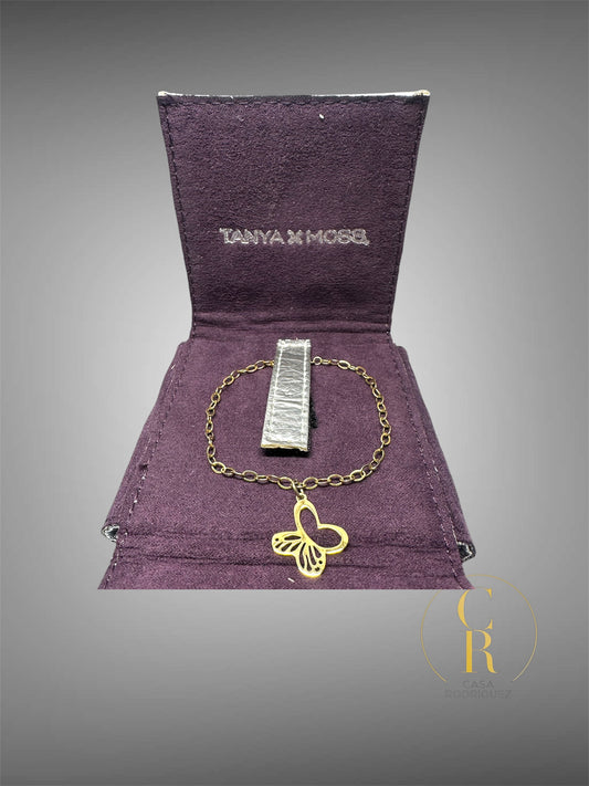 Pulsera Tanya Moss Mariposa Vermeil.