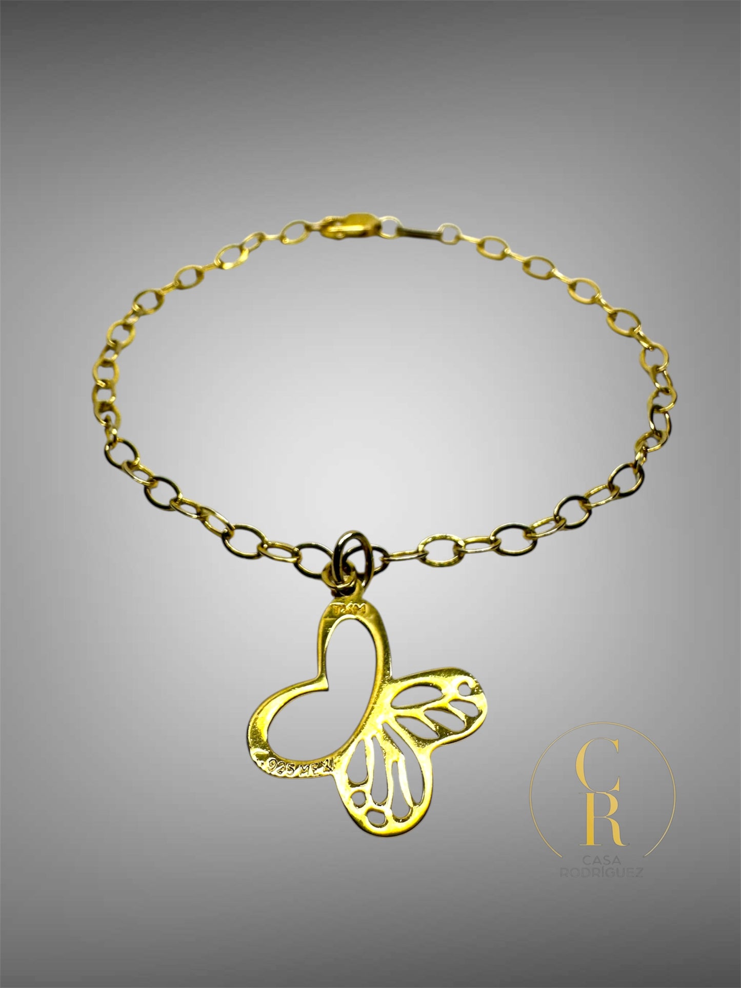 Pulsera Tanya Moss Mariposa Vermeil.