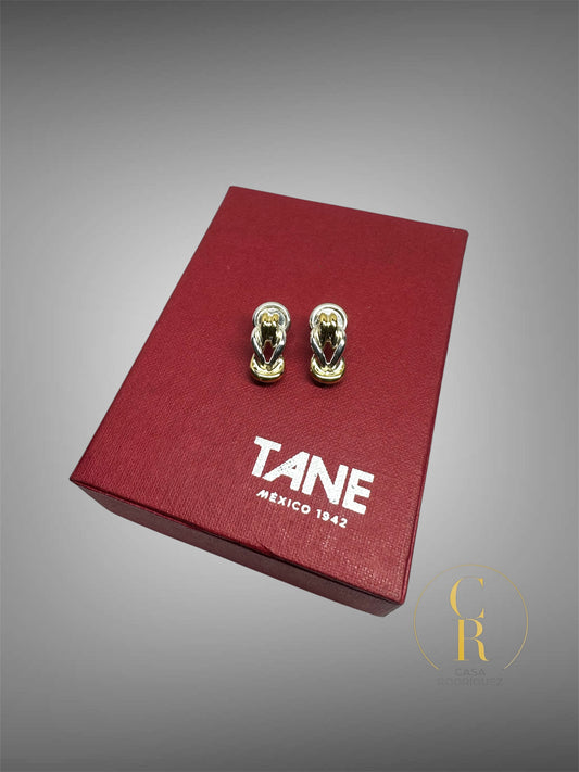 Aretes TANE Entrelazados Vermeil