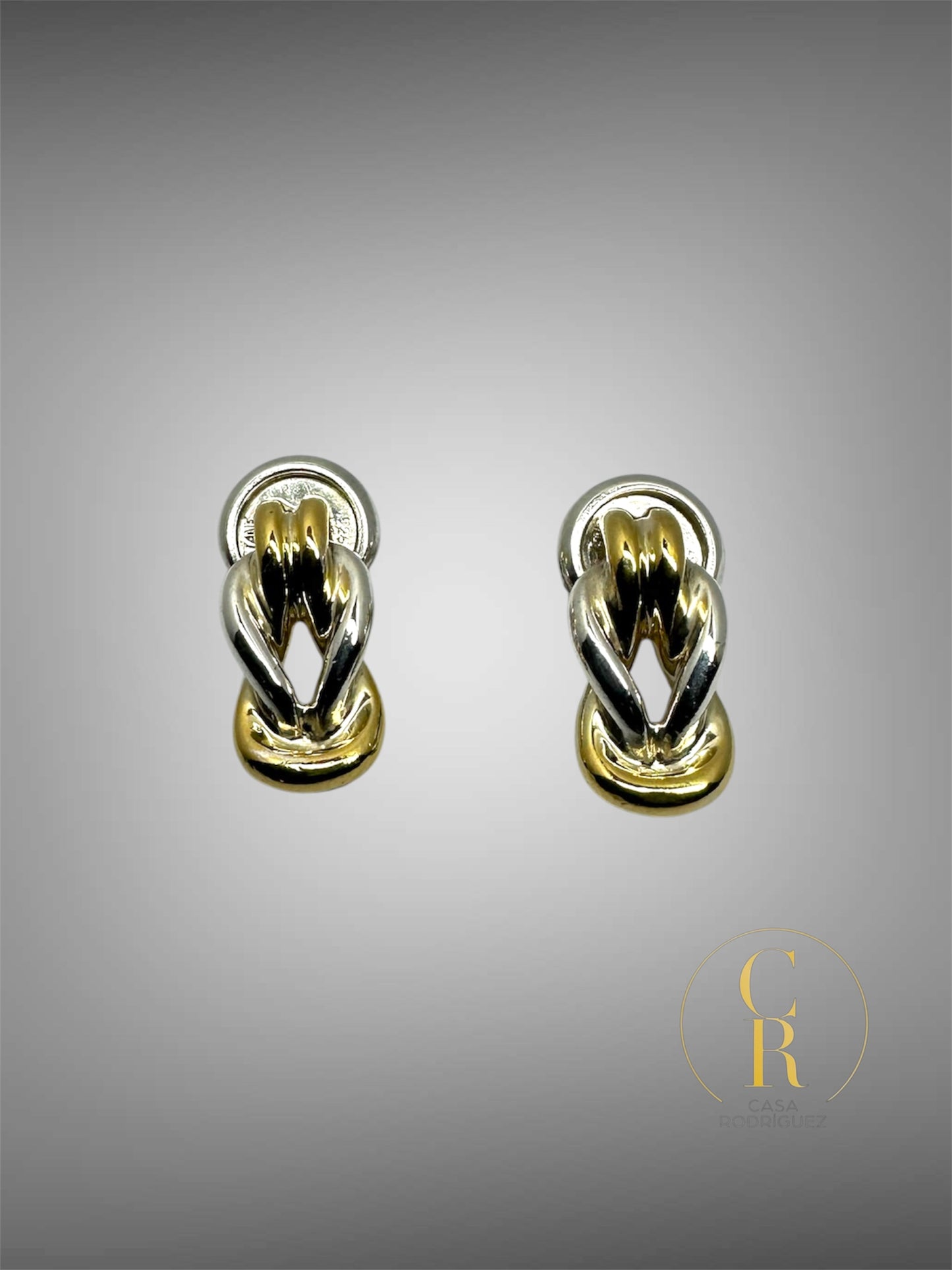 Aretes TANE Entrelazados Vermeil