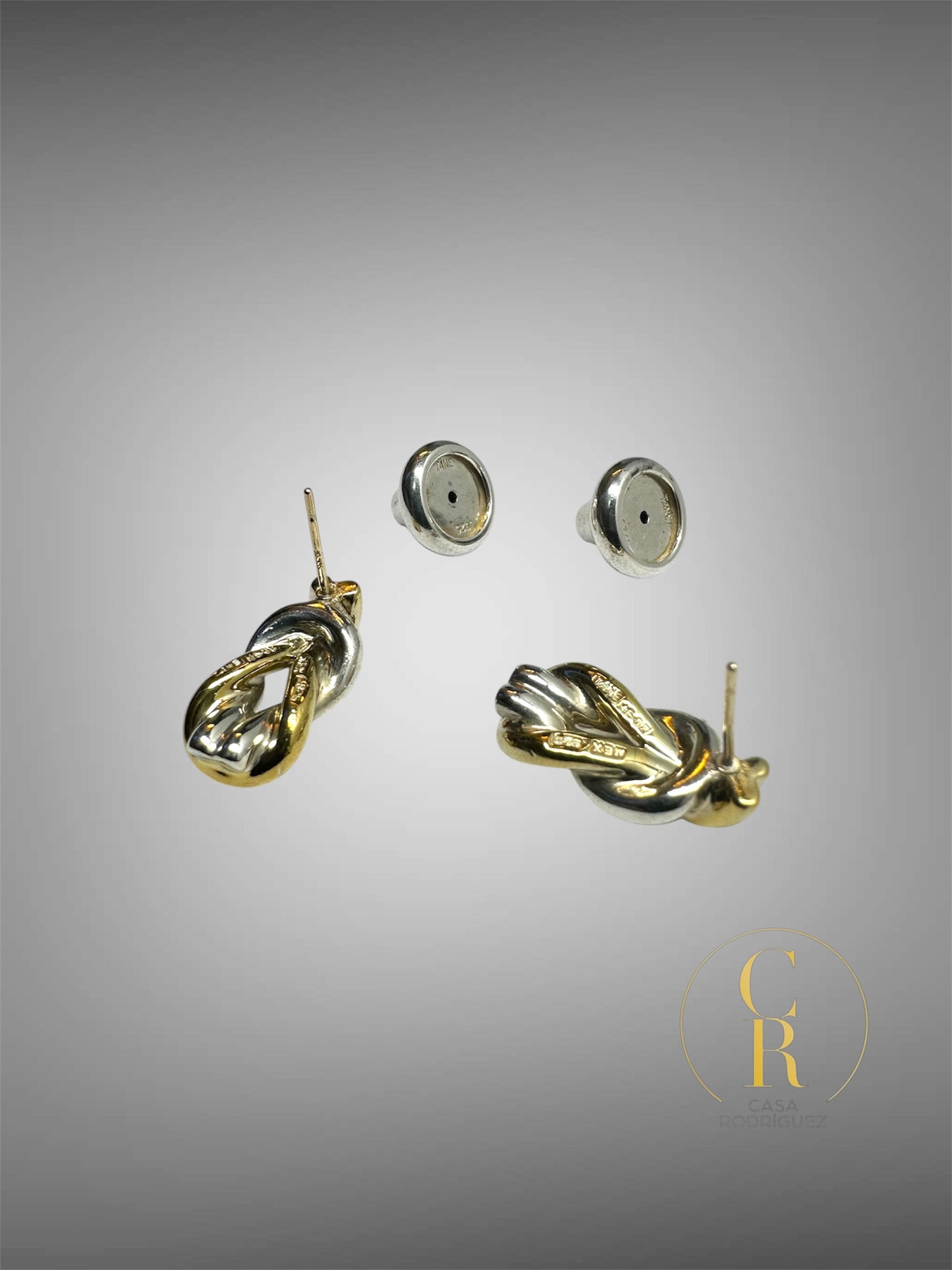 Aretes TANE Entrelazados Vermeil