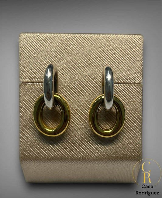 Aretes TANE entrelazados