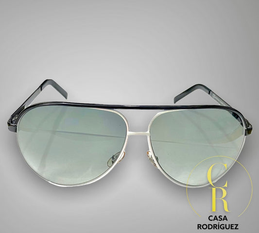 Lentes Gucci blancos aviador